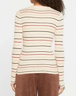 Pull Paos beige/multicolore