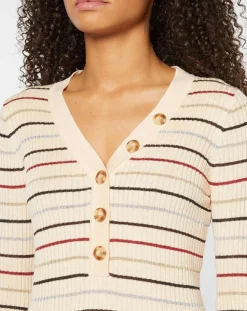 Pull Paos beige/multicolore