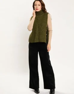 Pull poncho en Alpaga mélangé Billie mousse