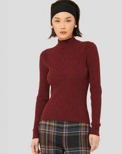 Pull Prudie bordeaux