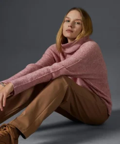 Pull Romi col amovible bois de rose