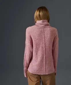 Pull Romi col amovible bois de rose