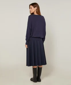 Pull Roxane 100% Laine mélangée bleu denim