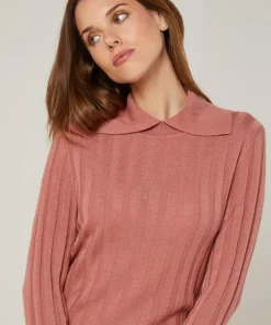 Pull Salomé en Laine mélangée bois de rose