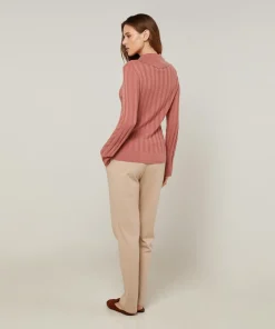 Pull Salomé en Laine mélangée bois de rose