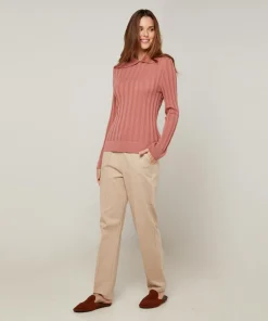 Pull Salomé en Laine mélangée bois de rose