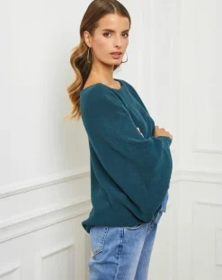 Pull Sarah vert bouteille