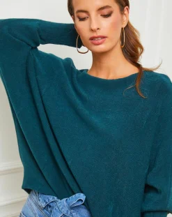 Pull Sarah vert bouteille