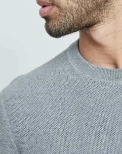 Pull Textured gris
