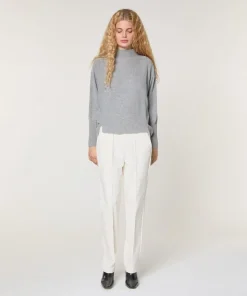 Pull Violaine en Laine & Cachemire gris