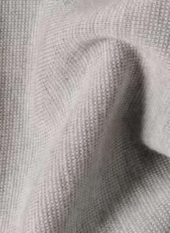 Pull Yvonne 100% laine sans manches col montant gris clair