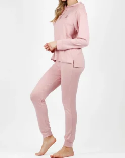 Pyjama à capuche Make it Happen rose