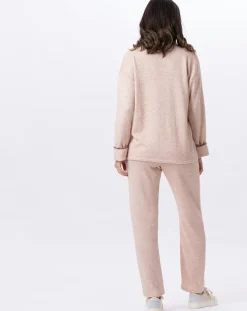 Pyjama Alpaga beige rose