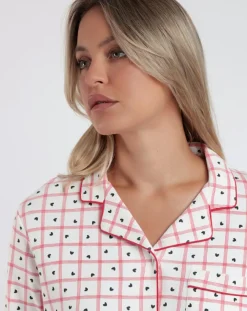 Pyjama boutonné You Are So Loved B écru