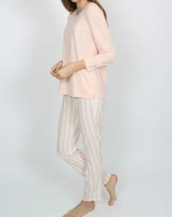 Pyjama Classic Tripes rose