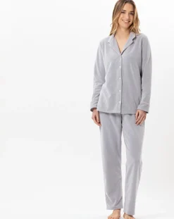 Pyjama en micropolaire Douce gris chiné