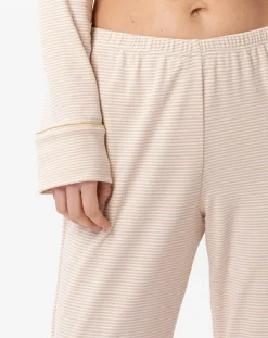 Pyjama Garance doré/écru