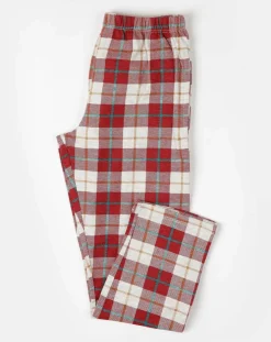 Pyjama haut à manches longues & pantalon rouge