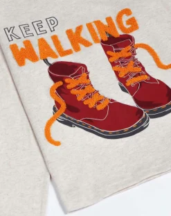 Pyjama Haut manches longues & Pantalon Yara beige/rouge