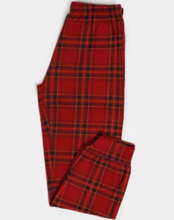 Pyjama Haut manches longues & Pantalon Yara beige/rouge