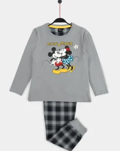 Pyjama Mickey gris