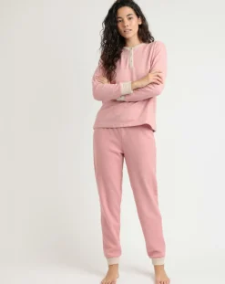 Pyjama patte de boutonnage Love to Love B rose