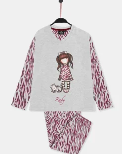 Pyjama Ruby Wild gris