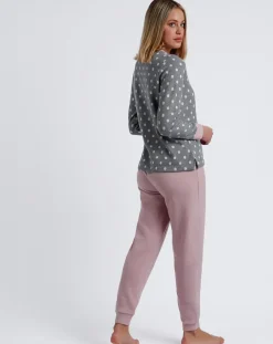 Pyjama Sweet Dots A gris chiné