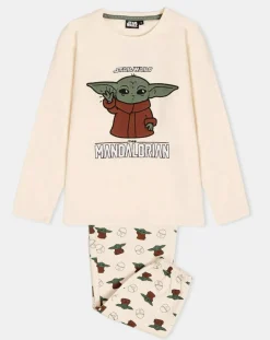 Pyjama Tween Bébé Yoda beige