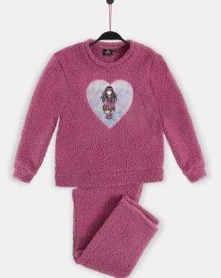 Pyjamas Teddy Volant Le Nid violet