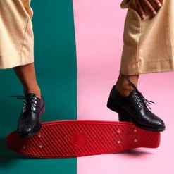 Richelieus en Cuir Vivinette noires