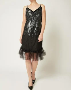 Robe Paillettes noire