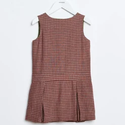 Robe Alexie petits carreaux rouge