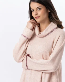 Robe Alpaga beige rose