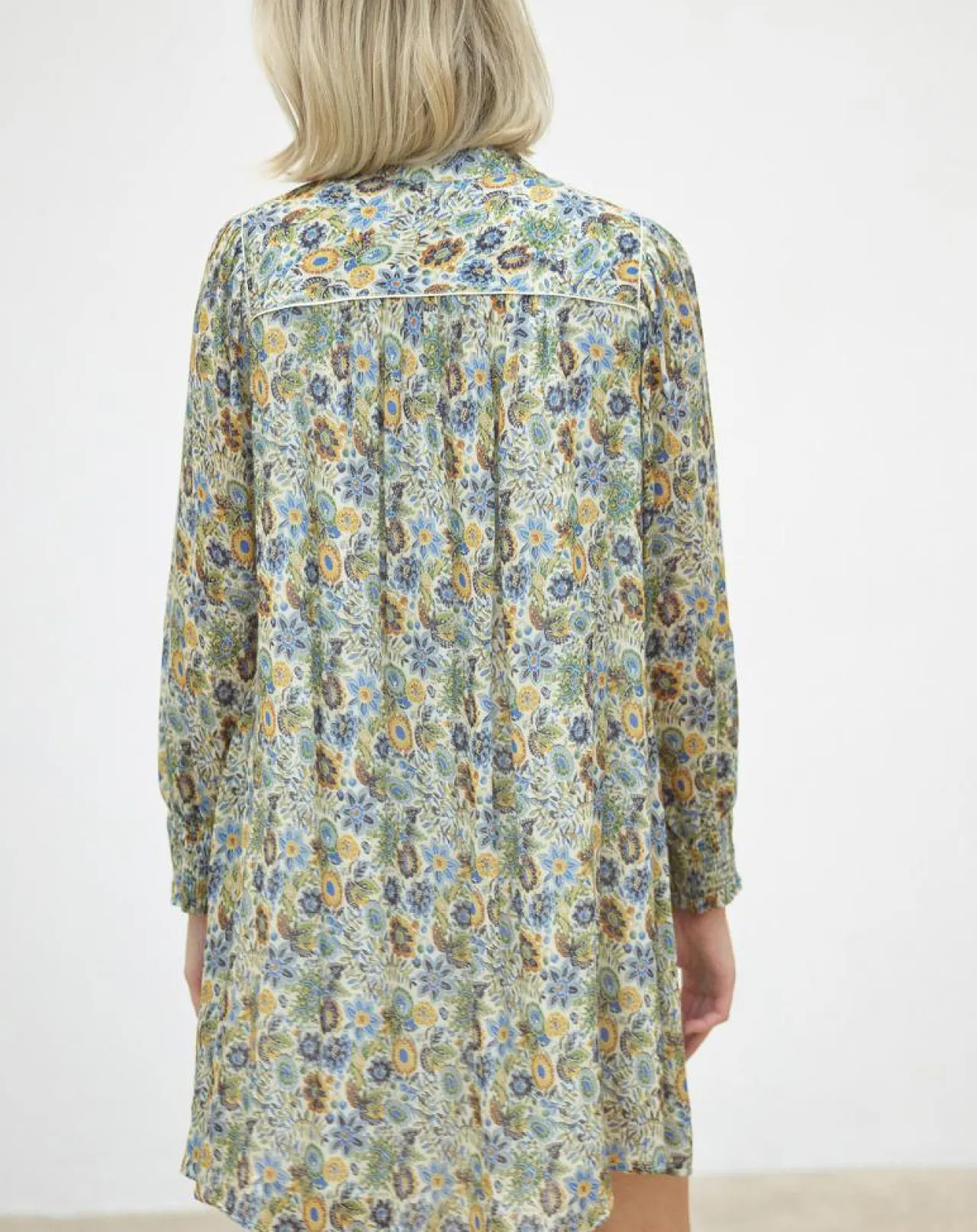 Robe Anderson imprimée paille