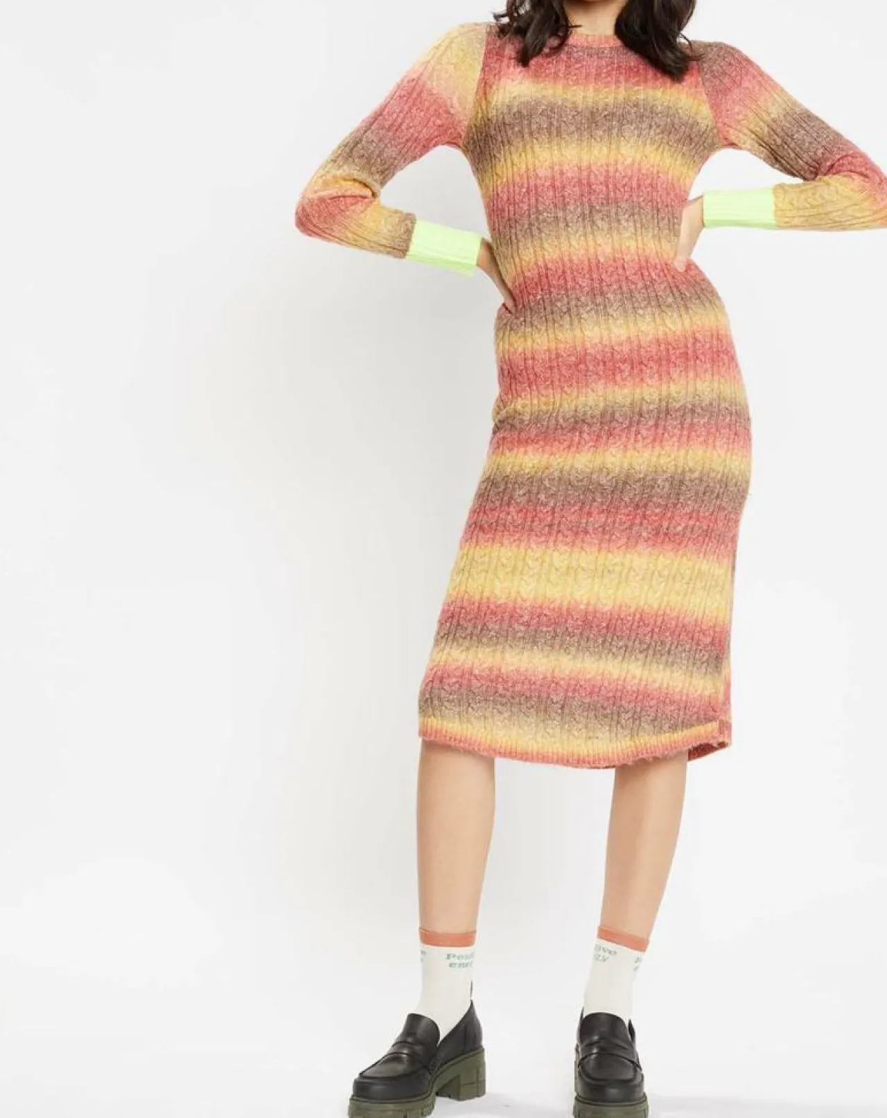 Robe Arc-en-ciel multicolore