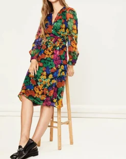 Robe Arina à fleurs multicolore