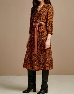 Robe Armory Léopard orange