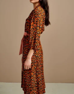 Robe Armory Léopard orange