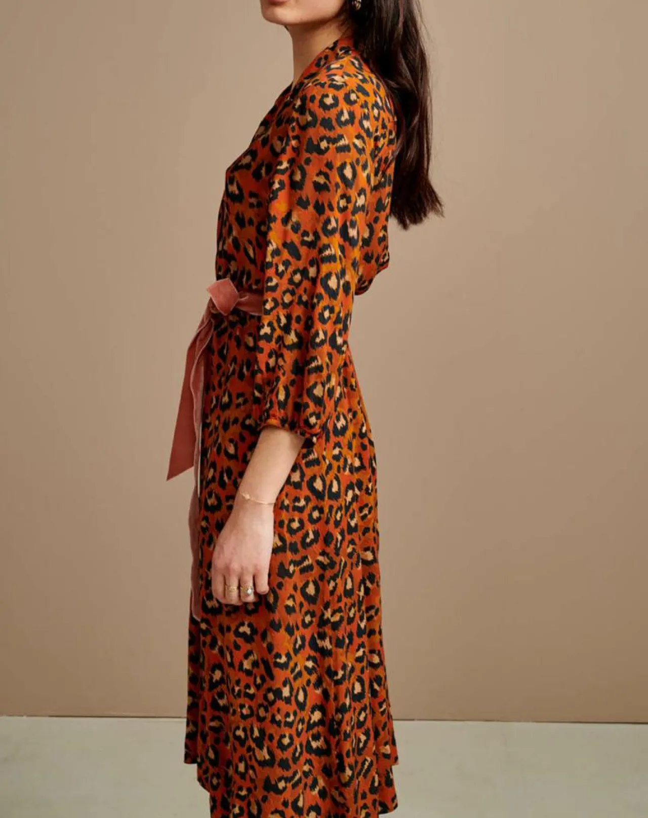 Robe Armory Léopard orange