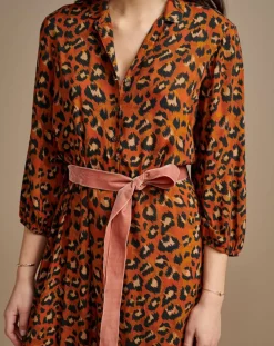 Robe Armory Léopard orange