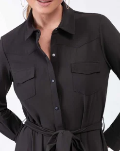 Robe avec Ceinture Oscar noire