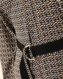 Robe avec Ceinture Vicky tweed