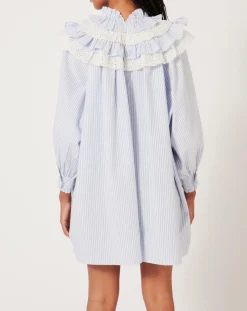 Robe Baby Sailor rayée bleue
