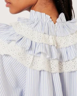 Robe Baby Sailor rayée bleue