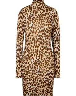 Robe Basic imprimée léopard