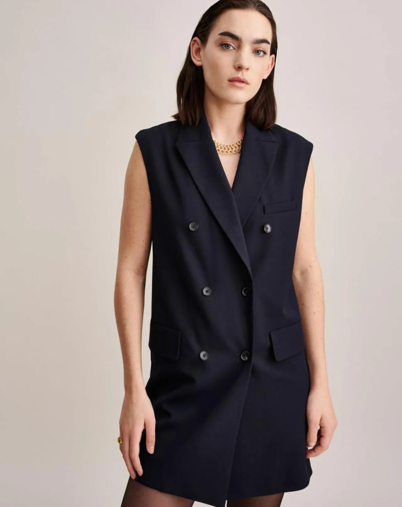 Robe blazer Vesta bleu nuit