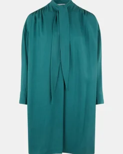 Robe Brama cravate vert moyen