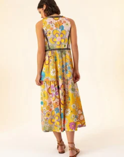 Robe Capucine bouquet/pois