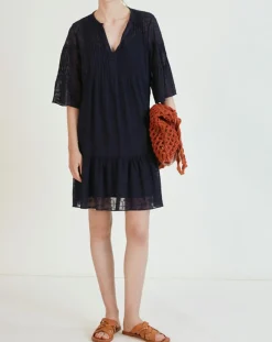 Robe Charlotte bleu nuit